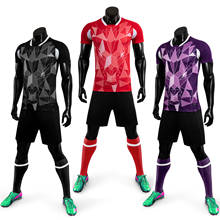 Conjunto de camisa de futebol infantil e adulto m8623, roupas de uniforme de treino para jovens 2024 - compre barato
