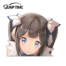 Jump Time DanMachi Hestia 31 8.6 Sexy Cute  Anime Girl Vinyl Decal Waifu Peeker Big Head Car Stickers 2024 - buy cheap