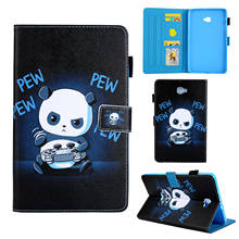 Puppy Panda Owl Leather Case Funda Cover For Samsung Galaxy Tab A A6 10 1 2016 T580 T585 SM-T585 SM-T580 Tablet Coque 10.1 inch 2024 - buy cheap