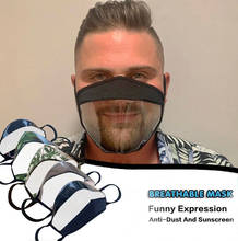 Mascarilla de protección facial para hombre, máscara transparente reutilizable para trabajo al aire libre, 1 unidad 2024 - compra barato