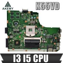Akemy K55VD Laptop motherboard For Asus K55VD K55A A55VD F55VD K55V K55 Test original mainboard Support for I7 CPU 2024 - buy cheap