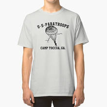 Camp Toccoa Pt Shirt T - Shirt Band Of Brothers Camp Toccoa Currahee Toccoa 101st Airbourne Paratroops Ww2 Wwii Easy Company 2024 - buy cheap