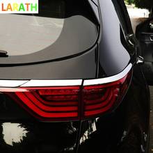 For KIA Sportage QL 2016 2017 The New Rear Tail Light Lamp Trim Chrome Cover Fit Eyelid Eyebrow Lid Garnish Bezel Molding Trim 2024 - buy cheap