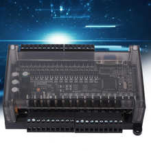 Placa de Control Industrial PLC, controlador lógico programable, DC 24V, compatible con módulo de velocidad del Motor 485 CAN 3U 32MT 2024 - compra barato