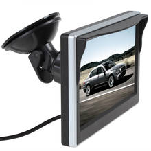HD Rearview Mirror Screen 5 Inch AV Display Car Monitor Rear View Backup Reverse 2-Ch AV Input Wide Voltage Monitor With Bracket 2024 - buy cheap