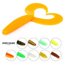 ARDEA 10pcs Soft Fishing lure Worm Silicone Bait Wild Stick Lures Worm Lures Soft Tackle Carp bass Pesca Lures winter bait 2024 - buy cheap