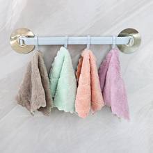 5Pcs/set Dishcloth Double-sided Water Absorbent Kitchen Dish Washing Rag Microfiber Scouring Pad Household Cleaning Cloth Wiper 2024 - buy cheap