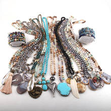 MOODPC Wholesale 18 Mix Necklace / 2 Bracelet set Fashion Handmade Jewelry Women necklaces 2024 - buy cheap