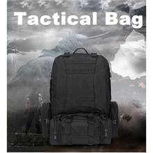 Mochila táctica militar para hombre, bolsa de nailon para acampar al aire libre, ciclismo, senderismo, deportes, escalada, caza 2024 - compra barato