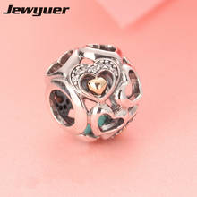New Autumn Hearts of Romance Openwork Charms 925 sterling silver jewelry fit charm beads bracelets necklace DIY gift BE1144 2024 - buy cheap
