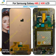 Pantalla LCD táctil para Samsung Galaxy A80, A805, A805F, A905 2024 - compra barato