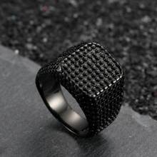 European and American new domineering point-shaped men's ring titanium steel retro trend fashion jewelry ring 2024 - buy cheap