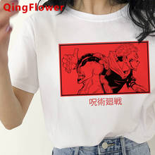 Jujutsu Kaisen-Camiseta grunge para mujer, ropa de talla grande, playera blanca de estética, 2021 2024 - compra barato