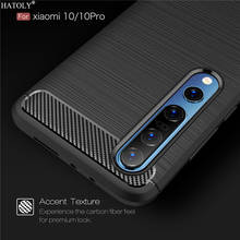 For Xiaomi Mi 10 Pro Case Mi 10 Pro 5G Soft Silicone Back Cover Carbon Fiber Shockproof Bumper Phone Case For Xiaomi Mi 10 Pro 2024 - buy cheap