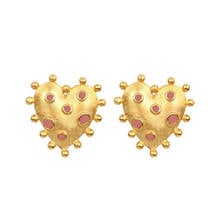 Shuangr brincos femininos de coração vazados, joias da moda com bijuteria boêmia statement para maix, presentes para mulheres 2024 - compre barato