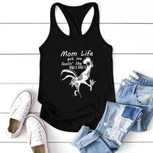 Mom Life Got Me Feelin' Like Hei Hei Print Tank Top Women Sleeveless Summer 2020 Vest for Ladies Tank Tops Women Plus Size Femme 2024 - buy cheap
