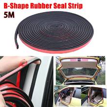 55M B-Shape Universal Car Door Hood Trunk Trim Edge Moulding Rubber Weatherstrip Seal Strip 2024 - buy cheap
