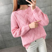 New  Fashion 2020 Women Autumn Winter  Embroidery Brand  Sweater Pullovers  Warm  Knitted Sweaters Pullover  Lady 2024 - buy cheap