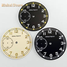 Goutent 36.8mm luminous watch dial fit ETA 6497 Sea gull ST36 Movement 2024 - buy cheap