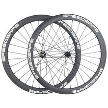 Ultra light 1250g 700c 42mm asymmetric tubular road disc bicycle carbon wheels 25mm wide UD 3K 12K Twill wheelset U shape 2024 - buy cheap