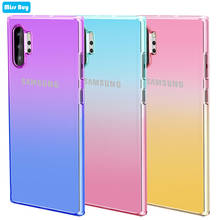 Para Samsung galaxy Note 10 Plus Nota 9 8 S10 S8 Plus A10E A20E A10 A20 A30 A40 A50 A60 a70 A80 A90 Caso Gradiente Silicone Capa 2024 - compre barato