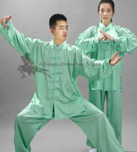 Beautiful Shiny Satin Tai chi Uniform Wushu Kung fu Martial arts Suit Wing Chun Jacket and Pants Morning Exercising Clothes 2024 - buy cheap