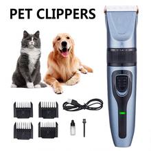 Cortadora de pelo eléctrica para perros y gatos, máquina de afeitar, tijeras eléctricas, lavable 2024 - compra barato