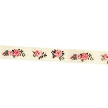 ZERZEEMOOY 10 Yards 5/8" 15mm Cotton Ribbon Flower Printed Zakka For Wrapping Party Dress Sew On Garment Christmas Accessory 2024 - buy cheap