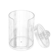 Plastic Canister Clear Round Box Cotton Ball Swab Jewelry Cosmetics Makeup Holder Container Storage Case Organizer 2024 - buy cheap