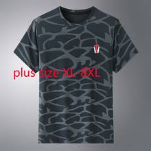New Arrival Fashion Casual Short Sleeve Super Large Thin Running T Shirt Plus Size XL 2XL 3XL 4XL 5XL 6XL 7XL 8XL 2024 - buy cheap