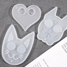 DIY Super Glossy Defense Keychain Crystal Epoxy Resin Mold Silicone Mould Crystal Mold Soap Making dropshipping 2024 - buy cheap