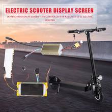 Scooter elétrico durável tela resistente ao desgaste scooter elétrico peças display tela + 36v controlador para kugoo s1 s2 s3 2024 - compre barato