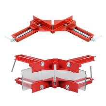ZLinKJ High Quality 90 degree Aluminium Right Angle Clamp Mitre Clamps Corner Clamp Picture Holder Woodworking Durable Red Color 2024 - buy cheap