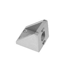 Impressora 3D 2020 Bloco De Alumínio Conector Prisma Cubo Cubo de Roda Regulador Canto V-slot de Três Vias Conector de Canto 90 grau Angl 2024 - compre barato