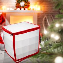 Caixa de armazenamento 64 grades dobrável pvc decoração do feriado caixa de presente para o natal 2024 - compre barato