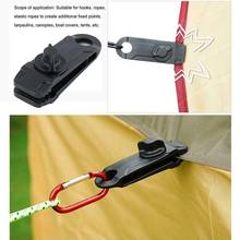 Tent canopy clip awning windproof fixed buckle plastic tent clip buckle wind accessories multi-function rope E6D3 2024 - buy cheap