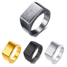 Classic Gold Rings For Man Simple Jewelry Men Ring Friendship Ring Men Fashion Silver Color Jewelry bague Bijoux 2024 - buy cheap