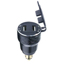 2,1 а двойное зарядное устройство USB, зажигалка для BMW F800 F650 F700 R1200 GS R1200RT 2024 - купить недорого
