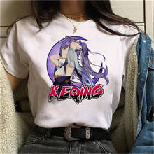 Women Kawaii Cartoon Harajuku Tshirt New Game Genshin Impact T Shirt Keqing Diluc Graphic Tees Japanese Style Streetwear Female 2024 - buy cheap