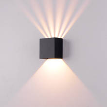Waterproof New Modern Led Wall Lamps for Home Deco 220V Black Wall Lamp Bedroom Bathroom Loft Interior Indoor Outdoor Lighting 2022 - buy cheap