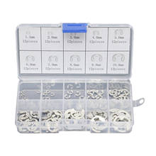 120PCS 10 Size 304 Stainless Steel E-Clip Retaining Snap Opening  Circlip 2024 - buy cheap