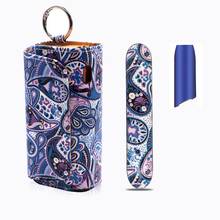 Flowers Pouch For IQOS 3.0 DUO 1 Bag 1 Side Cover 1 Cap for Iqos3 Cover Carring Holder Leather Protective Case Accessories 2024 - buy cheap