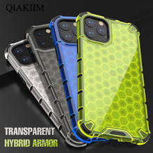 Honeycomb Case For iPhone 11 Pro Max X XS XR 8 7 6 S Plus SE 2020 Cover Airbag Hard Rugged Shockproof Armor Silicone Phone Cases 2024 - buy cheap