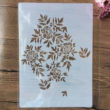 A4 29*21cm Rose Heart Leaves DIY Layering Stencils Wall Painting Scrapbook Coloring Embossing Album Decorative Template 2024 - buy cheap