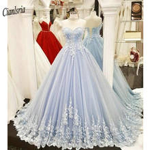 Romantic Sweetheart Appliques Lace Ball Gown Quinceanera Dresses With Handmade Flowers Sweet 16 Dresses Vestidos de 15 anos 2024 - buy cheap