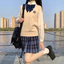 [Okada] Girl's Summer High Waist Pleated Skirts Plaid Skirts Women Elegant JK Uniforms Girl School Dress Student Cloths 2024 - buy cheap