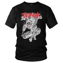 Camiseta de cazador de demonios para hombre, divertida camiseta de algodón de Egg of the King, de espadachín negro, Guts Berserk, de manga corta 2024 - compra barato