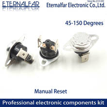 KSD301 10A 80C 85C 90C 95C 100C 105C 110C Celsius Manual Reset Thermostat Normally Closed Temperature Switch Temperature Control 2024 - buy cheap