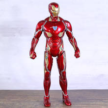 Marvel vingadores 3 figura homem de ferro, figura estátua pvc tony stark mk50 modelo colecionável figuras de brinquedo 2024 - compre barato