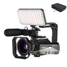 Video Camera 4K Ordro AC3 IR Night Vision Digital Camcorder Youtuber Vlog Camara WiFi Professional Filmadora with LED Light 2024 - buy cheap